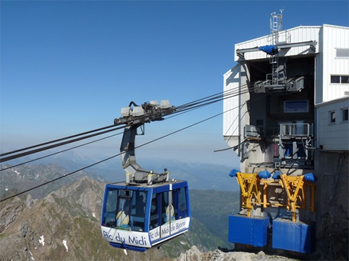 <strong>Fig. 39</strong>. The new cable car statio